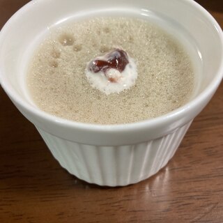 麦芽コーヒーで簡単プリン